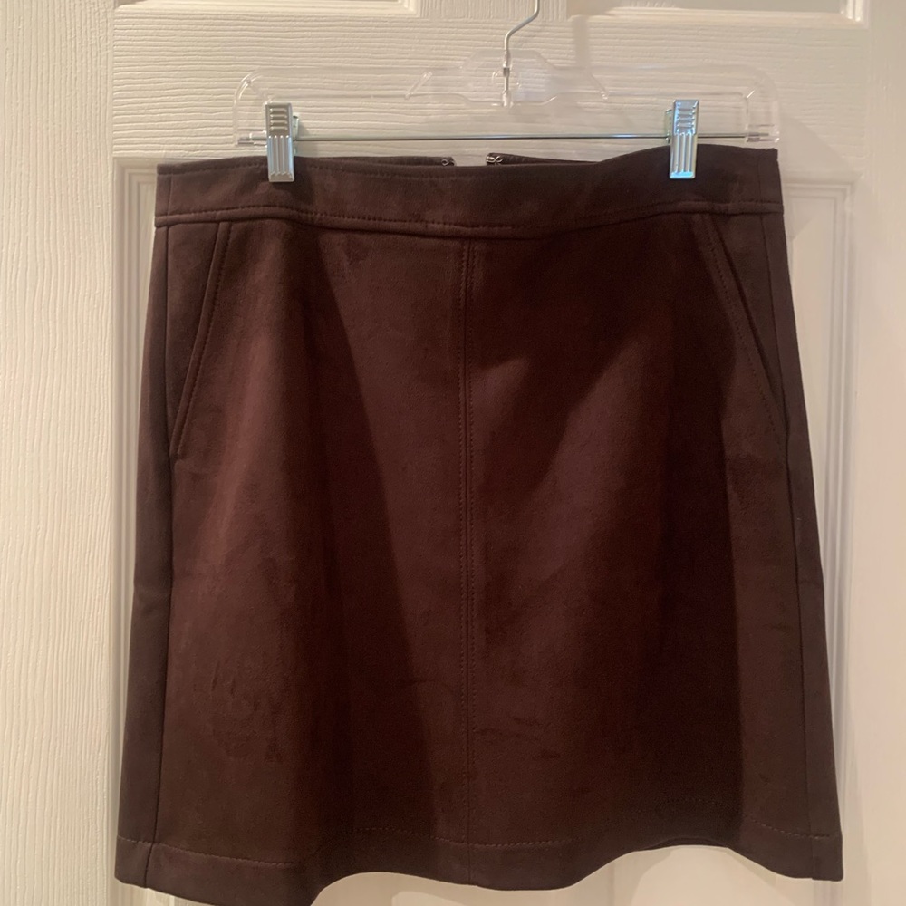 Skirt; Brown; from The Loft